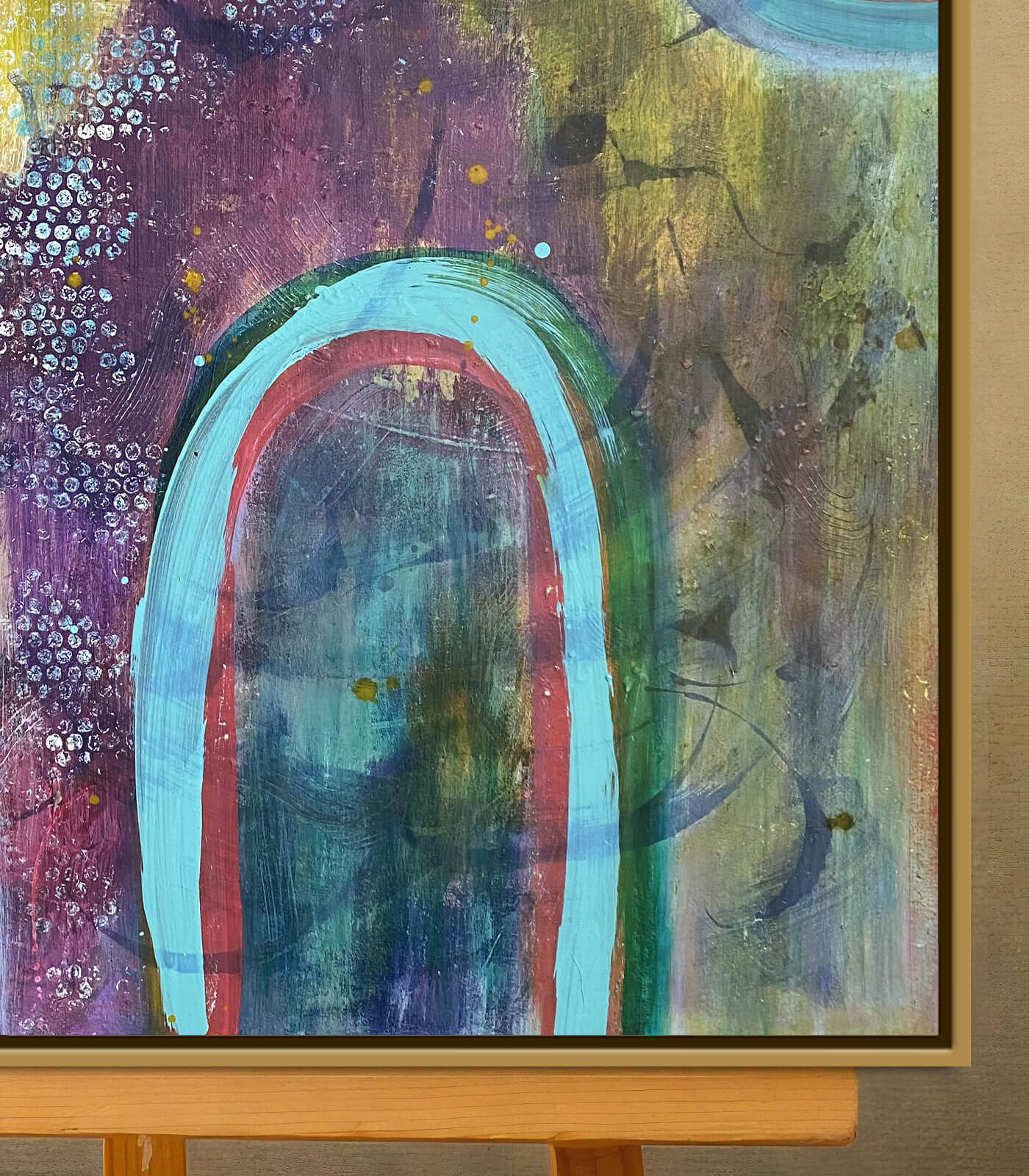 Rêve Bleu - signé par l'artiste Maryam GSS.